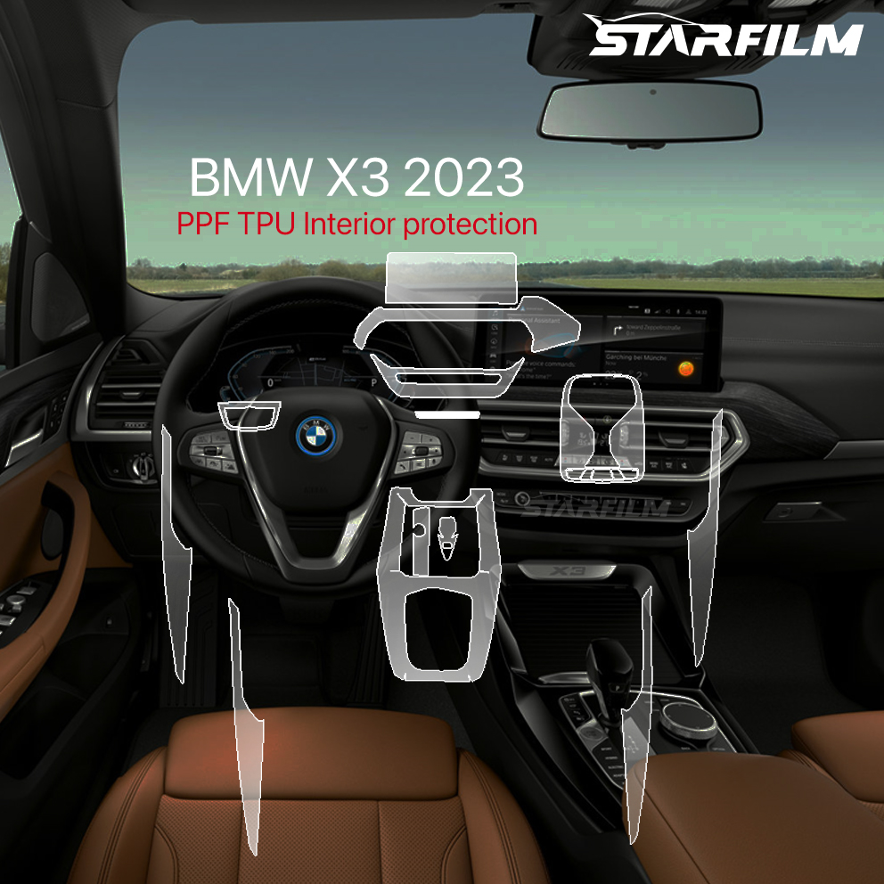 BMW X3 PPF TPU nội thất chống xước tự hồi phục STARFILM